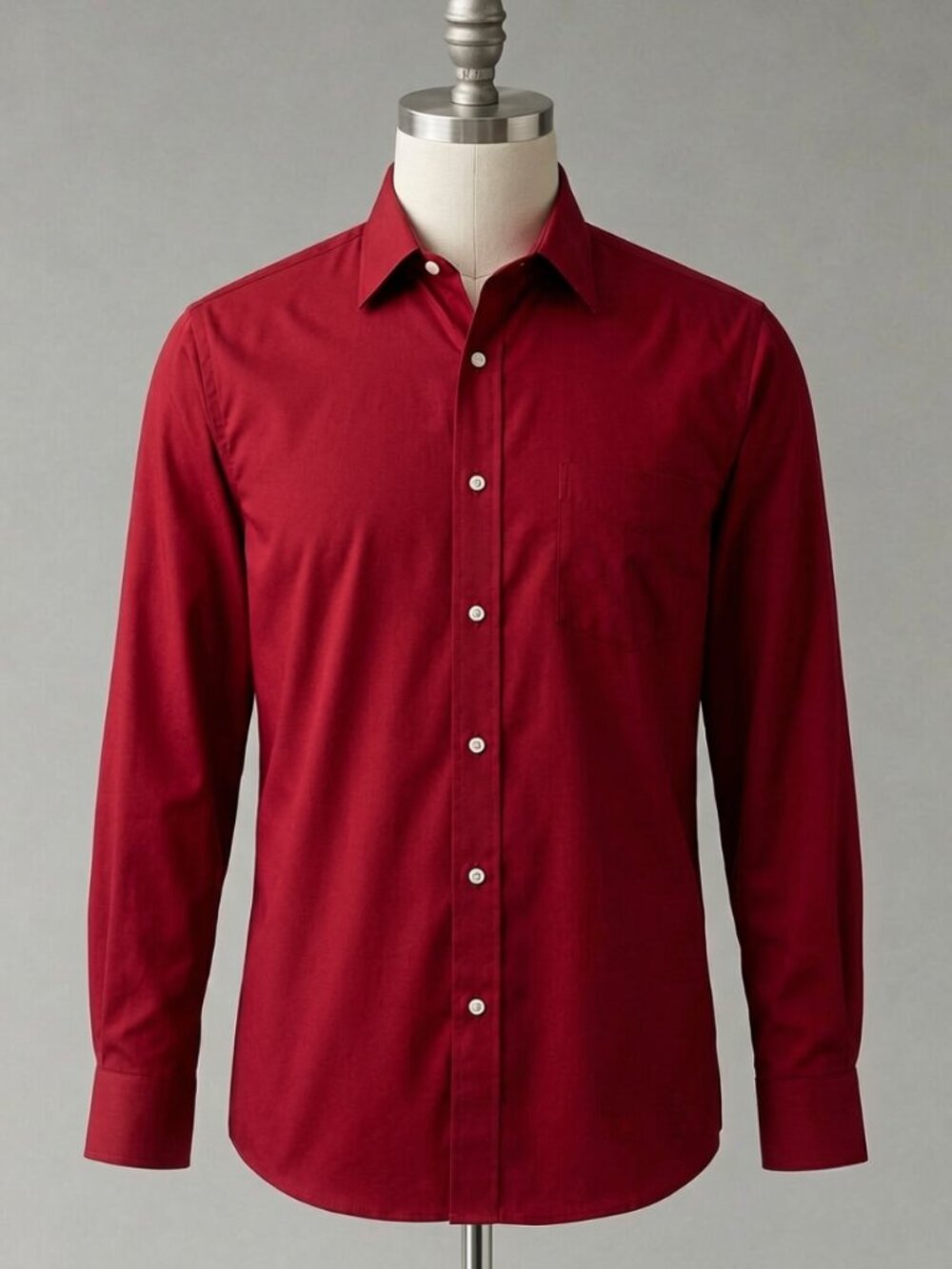 Arrow | Red Regular Fit Button-Down Dress Shirt | Sz L [16-16.5 | 34/35]
